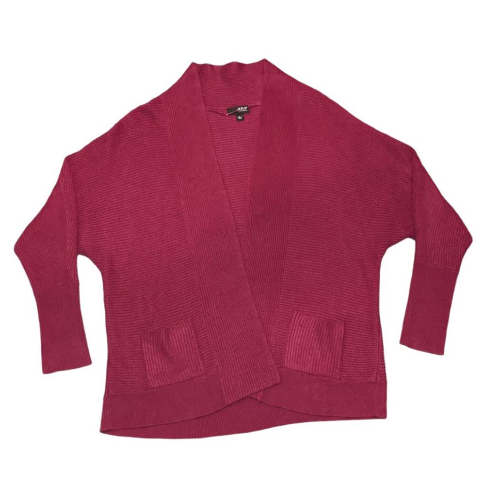 a.n.a | A New Approach | Burgundy Cardigan, Size Large
